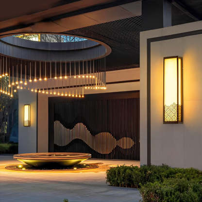 Vintage Waterproof Stainless Steel Brown Wall Lamp Exterior Lights-Lighom