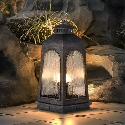 Waterproof Metal Portable Retro European-style Outdoor Floor Lamp Lawn Lights-Lighom