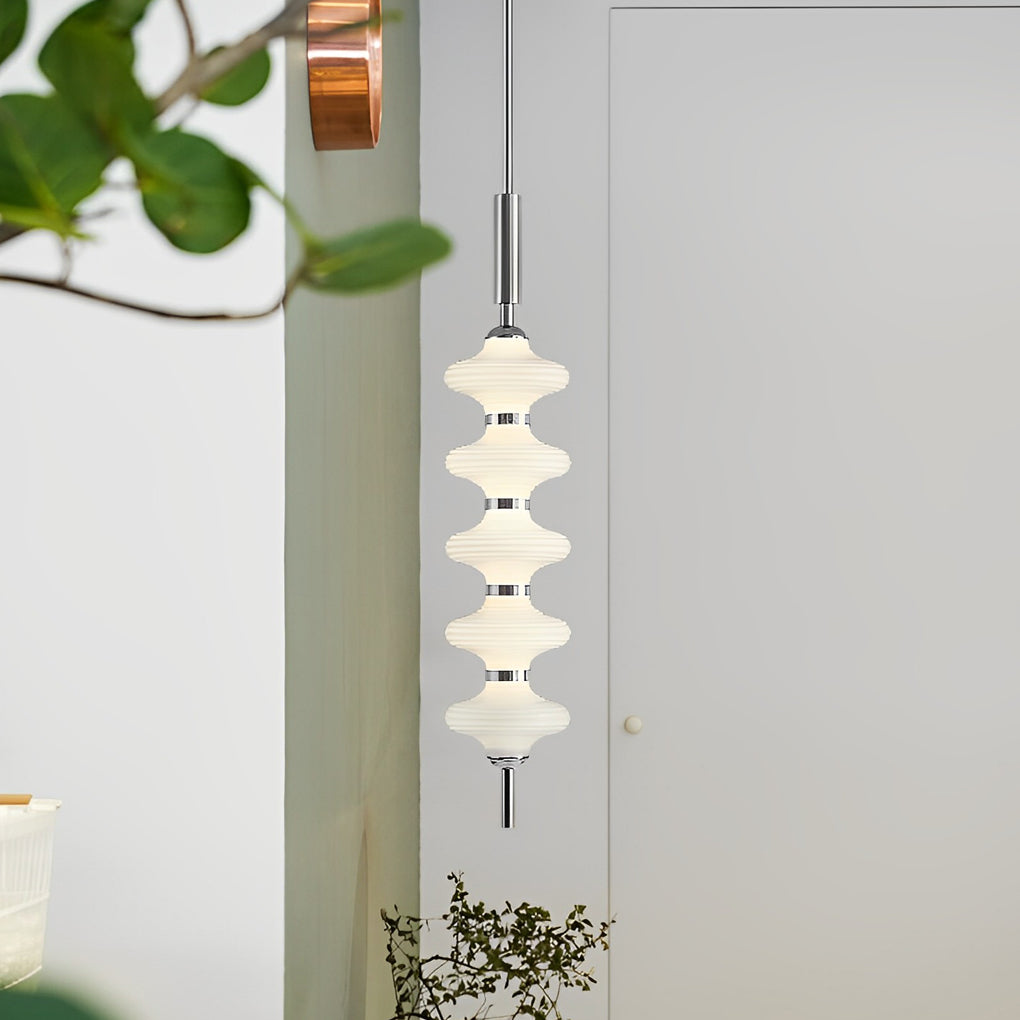 Glass Gourd Metal LED Minimalist Mini Chandelier