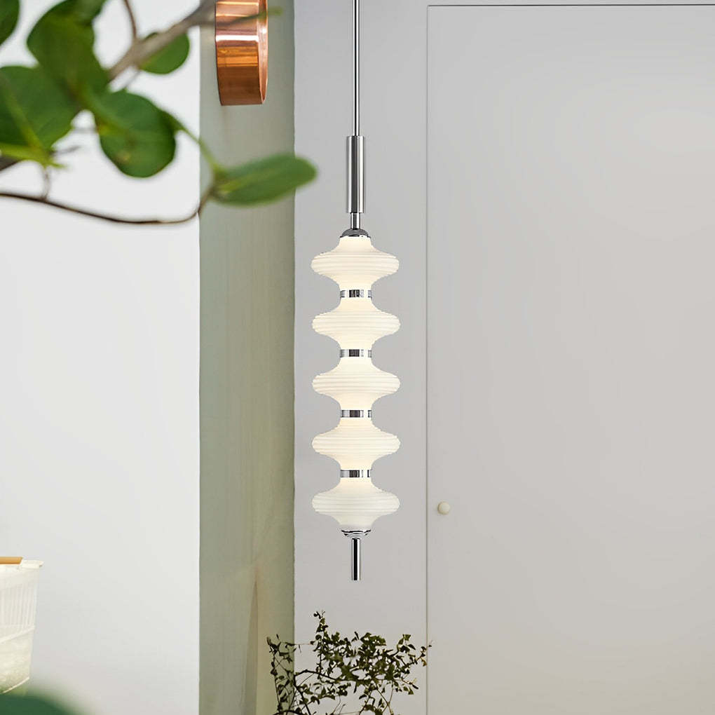 Glass Gourd Metal LED Minimalist Mini Chandelier