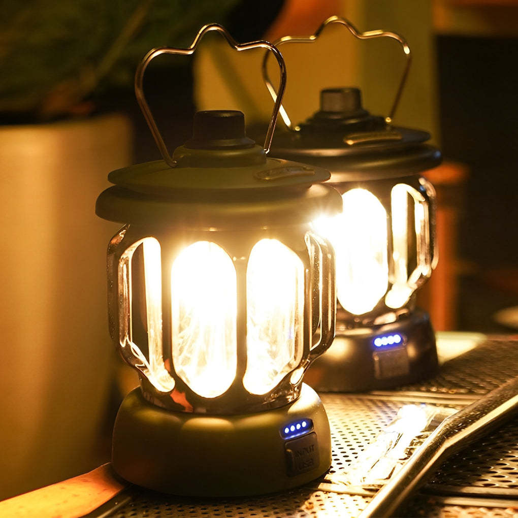 Portable Multi-function LED Waterproof Rechargeable Outdoor Lanterns-Lighom
