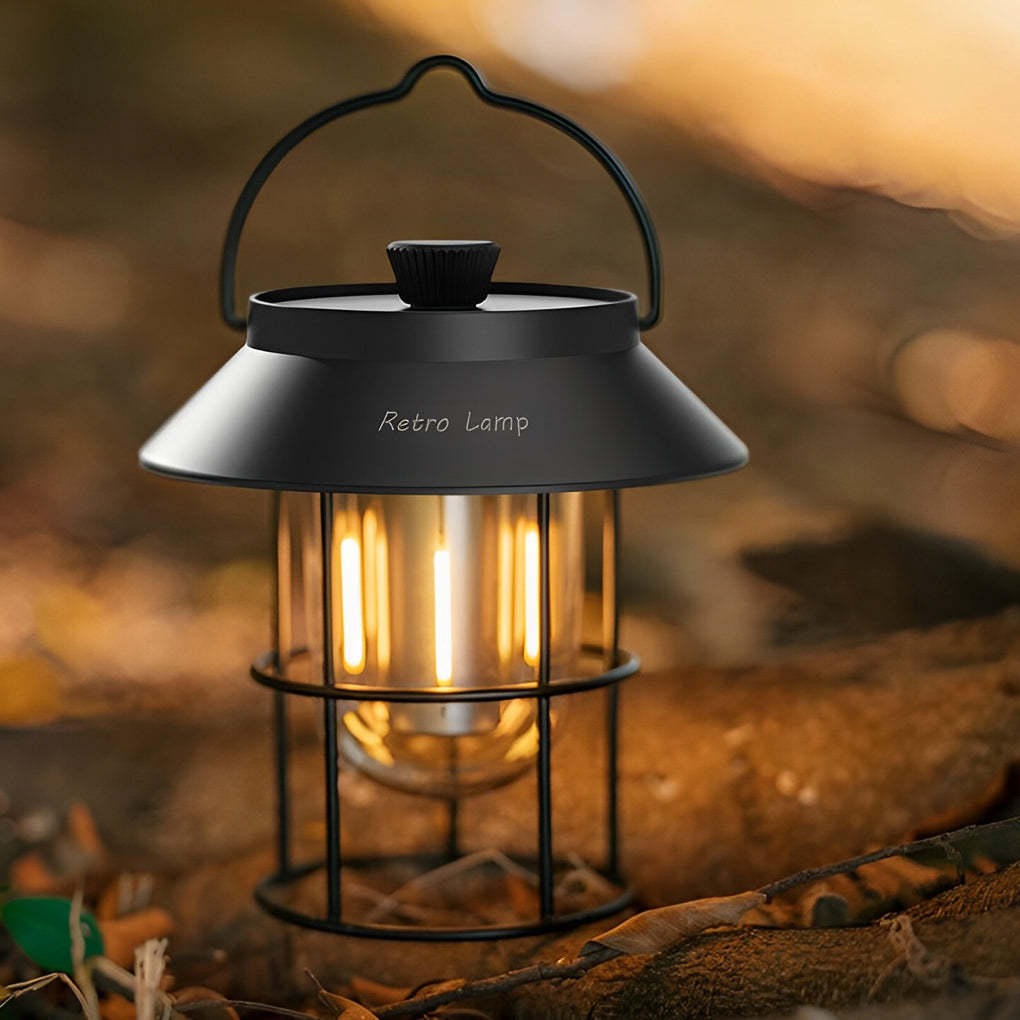 USB Rechargeable Dimmable LED Hanging Stand Portable Outdoor Lanterns-Lighom