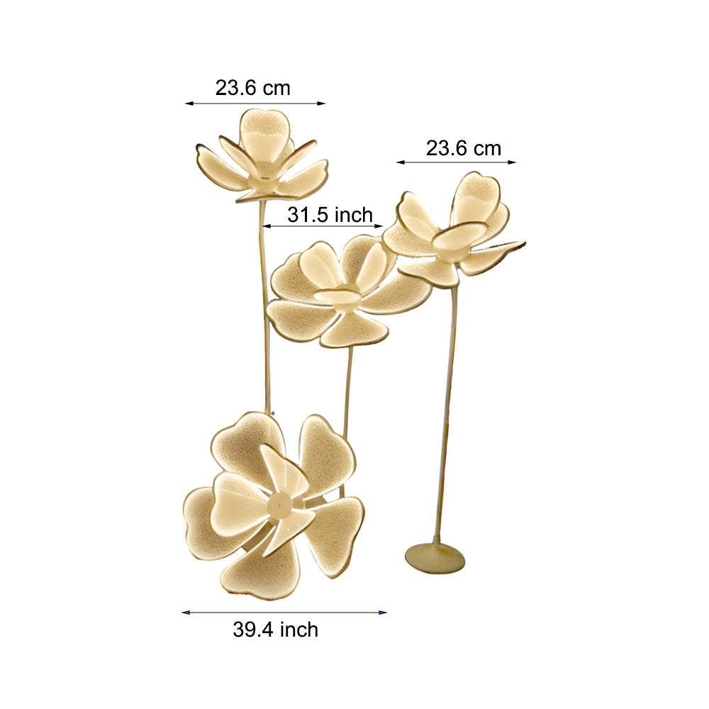 Romantic Ambient Led Acrylic Modern Flower Floor Lamp-Lighom