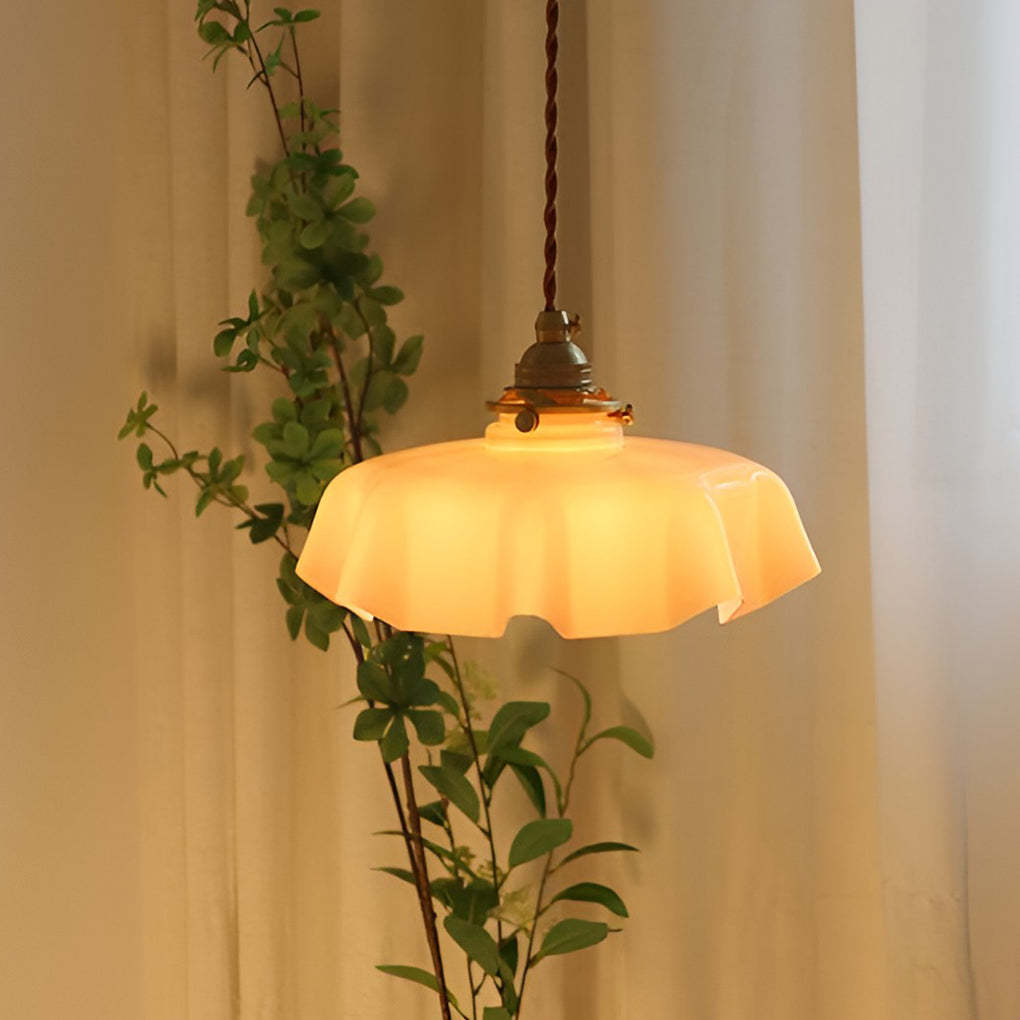 Round Glass LED Nordic Island Pendant