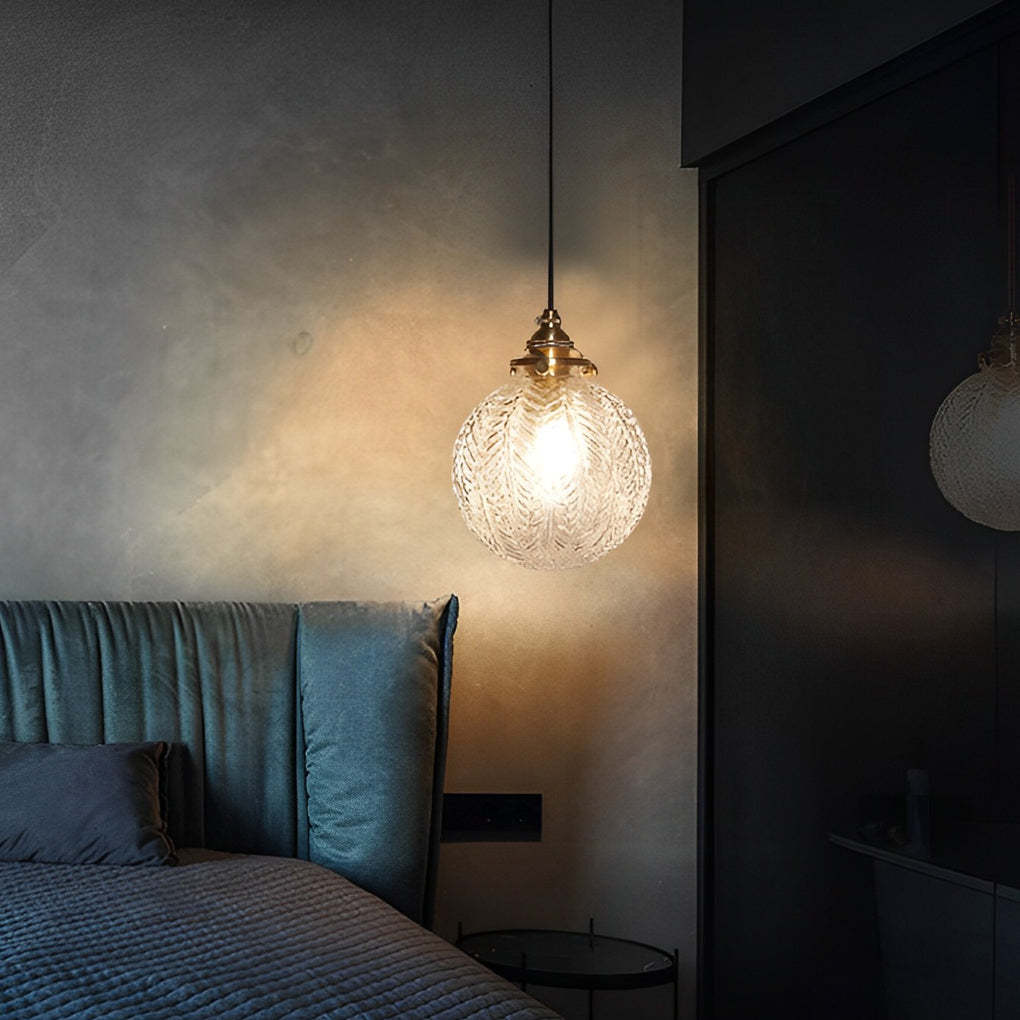 Glass Ball Dimmable LED Modern Pendant