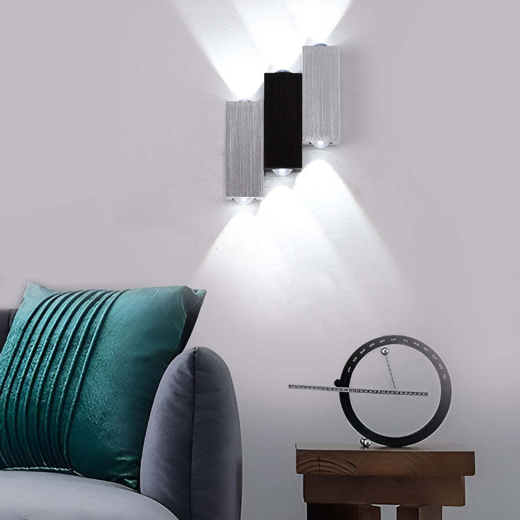 Rectangular LED Up and Down Lights Modern Wall Washer Light Wall Lamp-Lighom