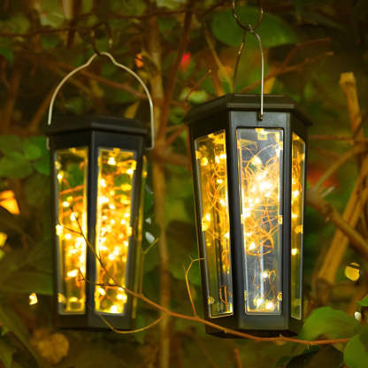 2Pcs Hexagonal Waterproof LED Motion Sensor Outdoor Solar Lawn Lights-Lighom