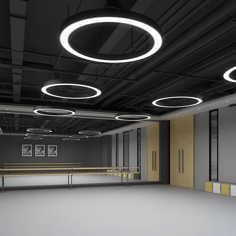 Ring Hanging LED Pendant for Gym Office