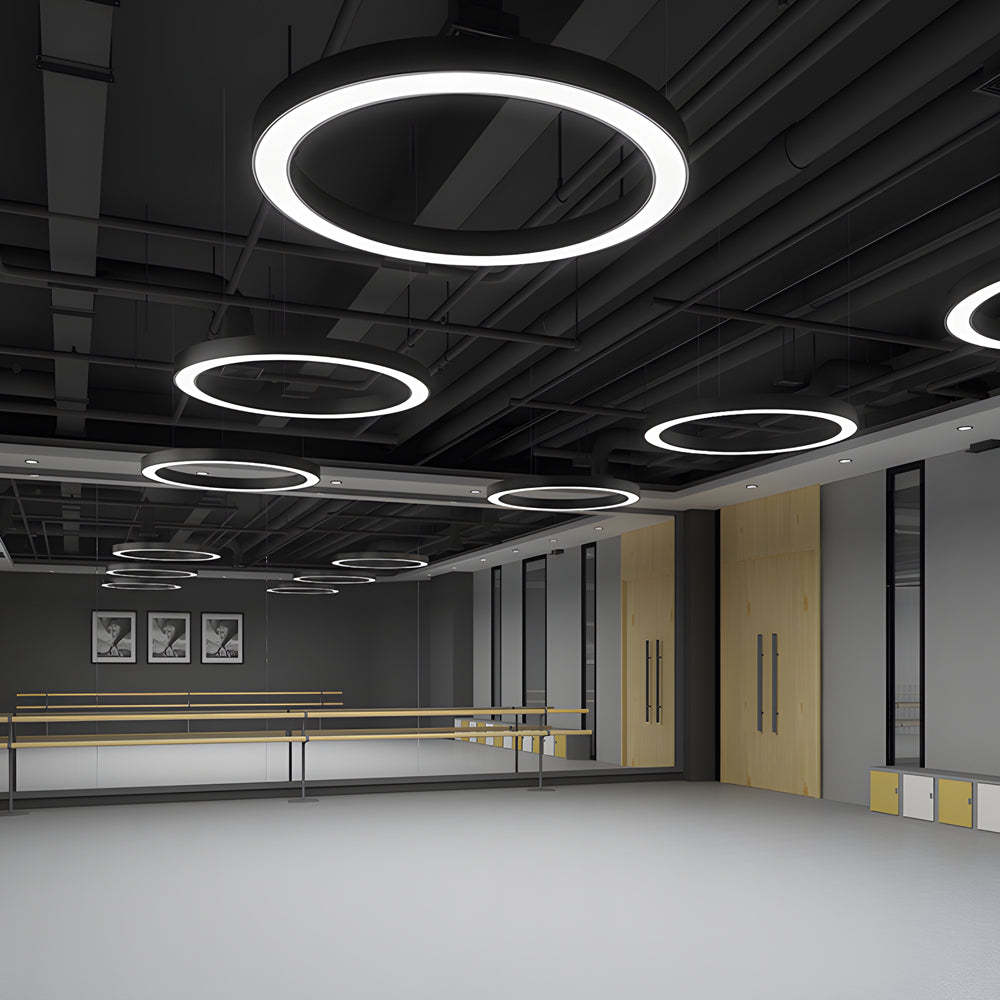 Ring Hanging LED Pendant for Gym Office