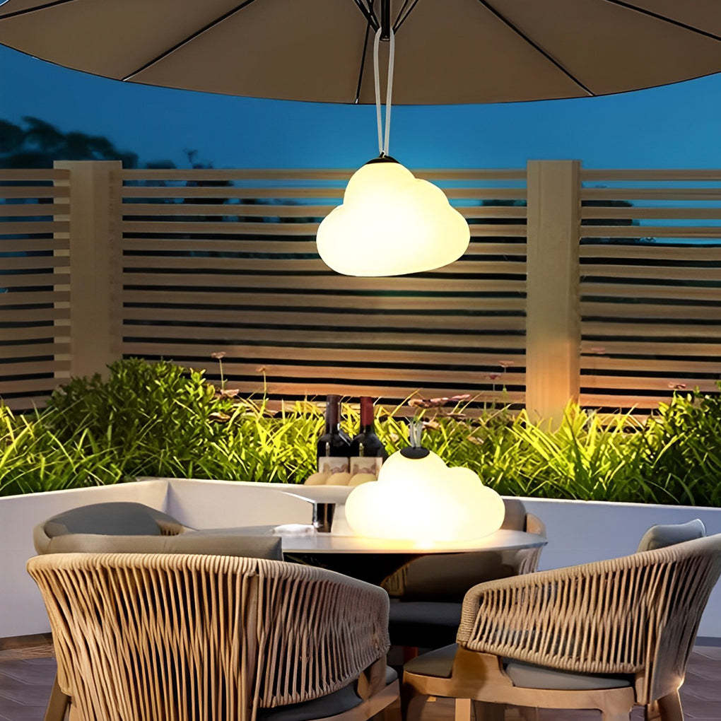 Waterproof Clouds Creative USB DC5V Rechargeable Outdoor Hanging Lights-Lighom