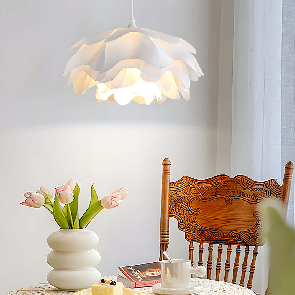 Acrylic Flower Modern Adjustable Pendant Lamp