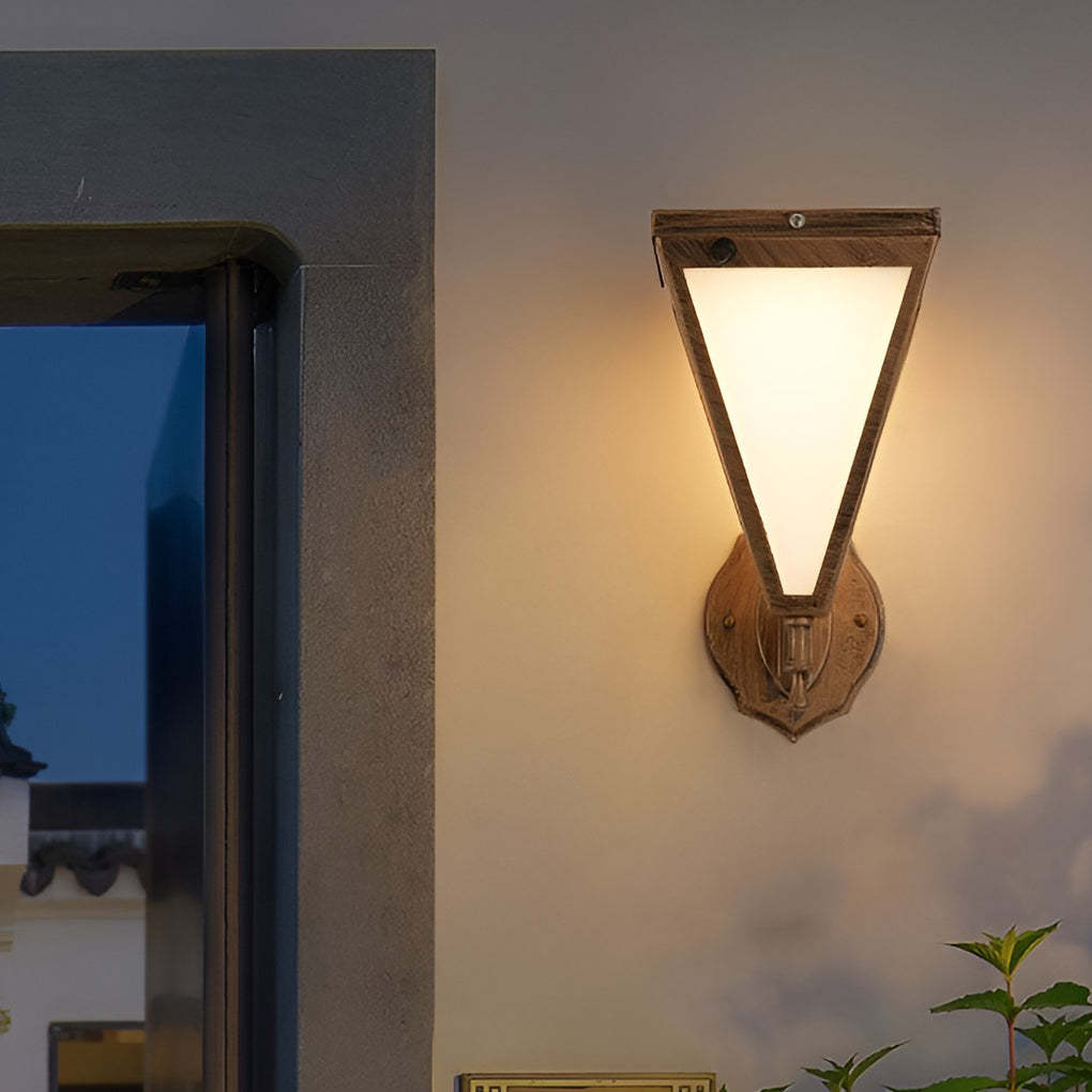 Industrial Tapered Dimmable Plug-In Solar LED Wall Light