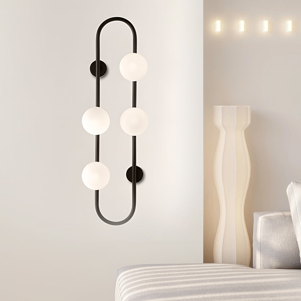 Glass Bubble Ball Postmodern LED Wall Sconce