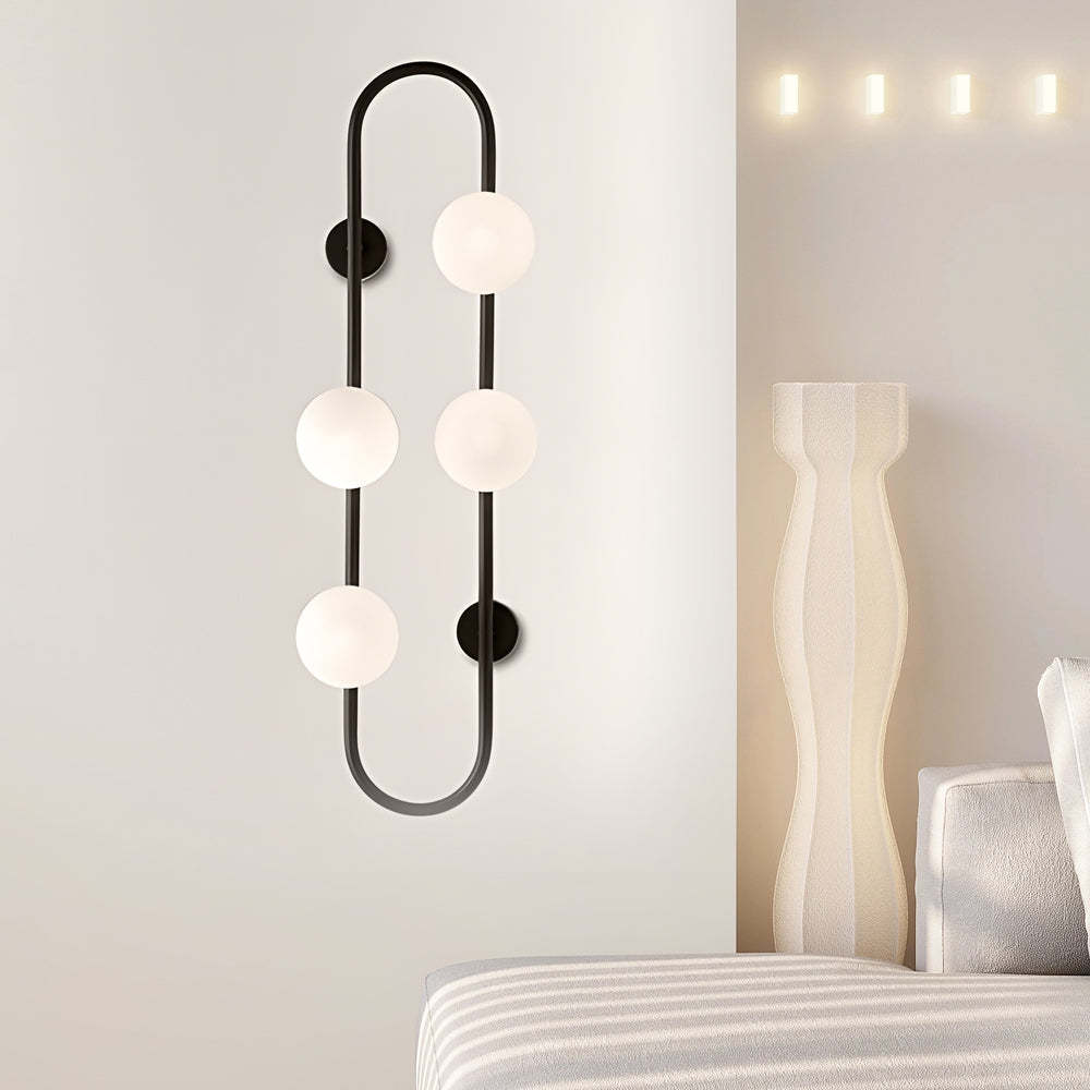 Creative 4 Glass Ball Bubbles LED Post-Modern Decorative Wall Sconces Lighting-Lighom