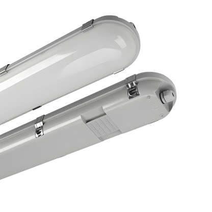 47" White Vapor-Tight Flush Mount Ceiling Light
