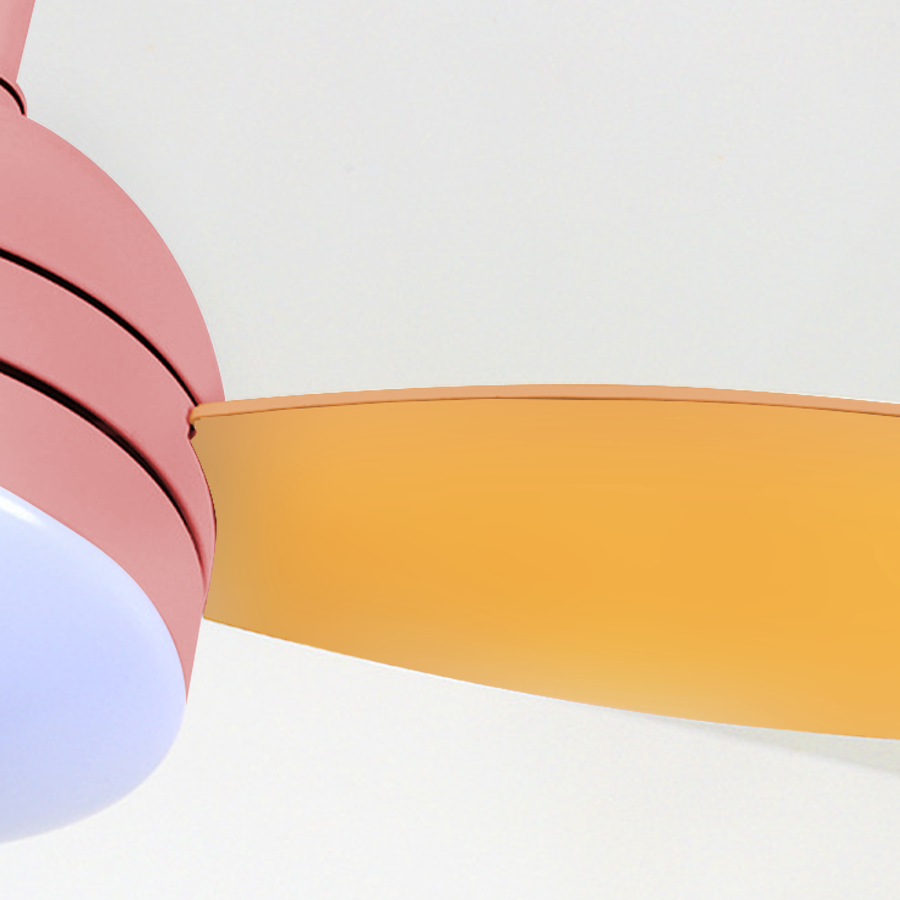 Modern Variable Frequency 6-gear Wind Speed Ultra Silent Kids Ceiling Fan-Lighom