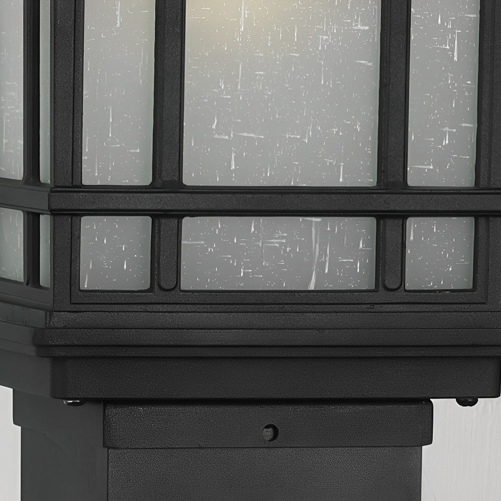 Waterproof Outdoor Three Step Dimming Black Modern Solar Path Lights-Lighom