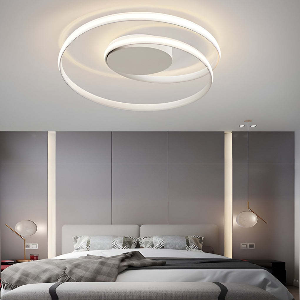 Circular Stepless Dimming Modern Flush Mount