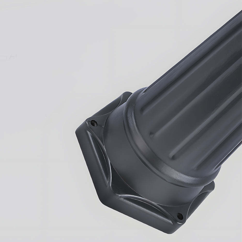 102-Inch Black Outdoor Street Light with 3-Light Post Lamp and Pole-Lighom