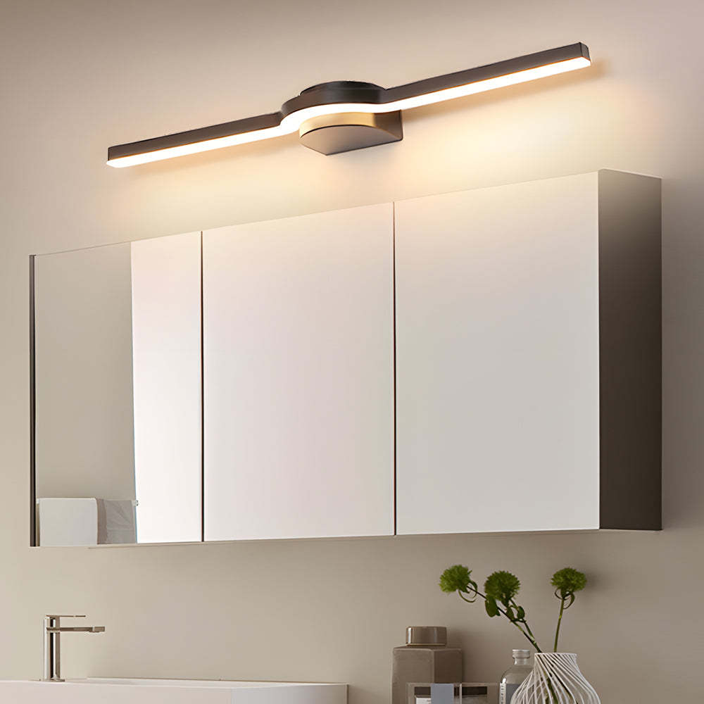 Curved Modern LED Bathroom Vanity Light