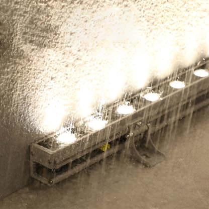 Linear Up LED Outdoor Wall Washer Lights Wall Landscape Lamp with Baffle-Lighom