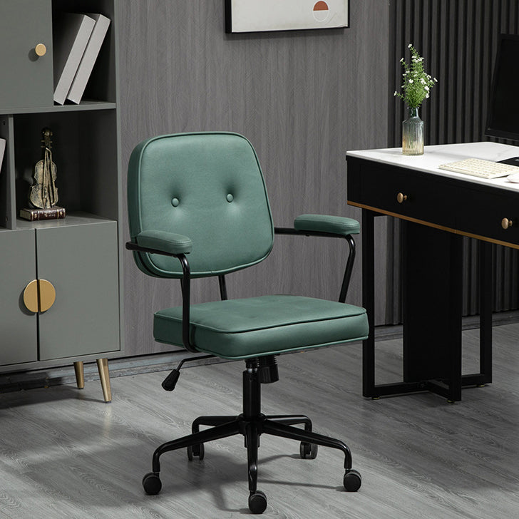 Scandinavian Fabric Wood Steel Nylon Desk Chair