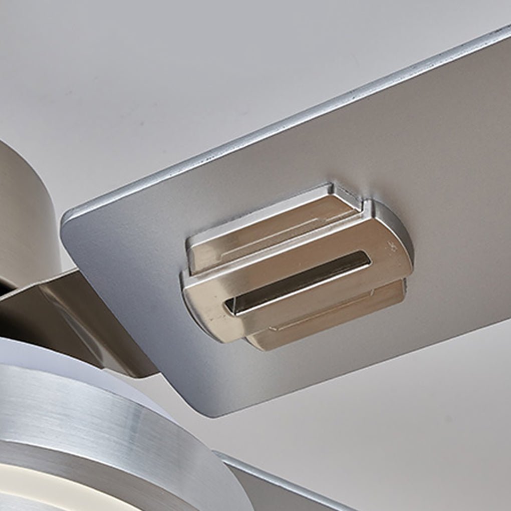 52" Nordic Remote Timing Mute Ceiling Fan Light