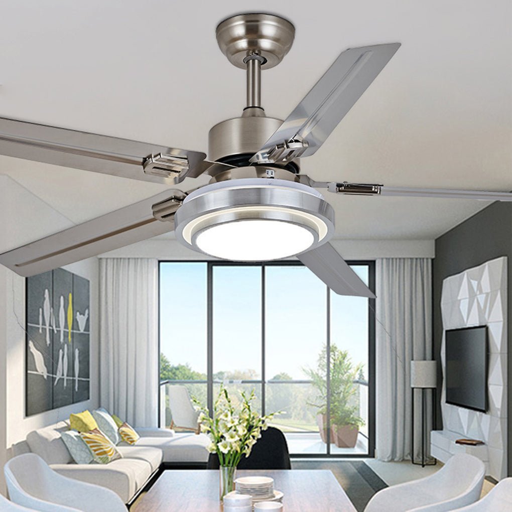 52" Nordic Remote Timing Mute Ceiling Fan Light