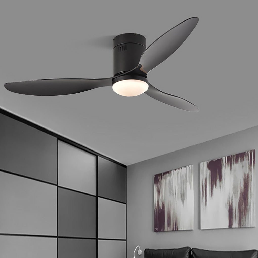 52" Variable 3-Color Dimming LED Ceiling Fan with Remote