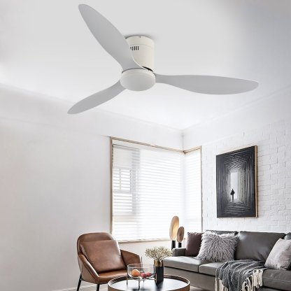 52" Variable 3-Color Dimming LED Ceiling Fan Lamp