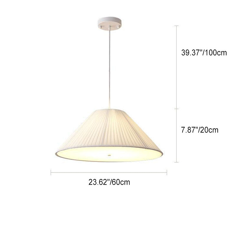 Scandinavian Iron Acrylic Fabric 4/5-Light Pendant