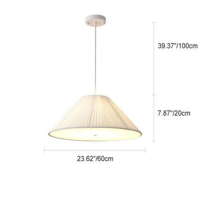 Scandinavian Iron Acrylic Fabric 4/5-Light Pendant