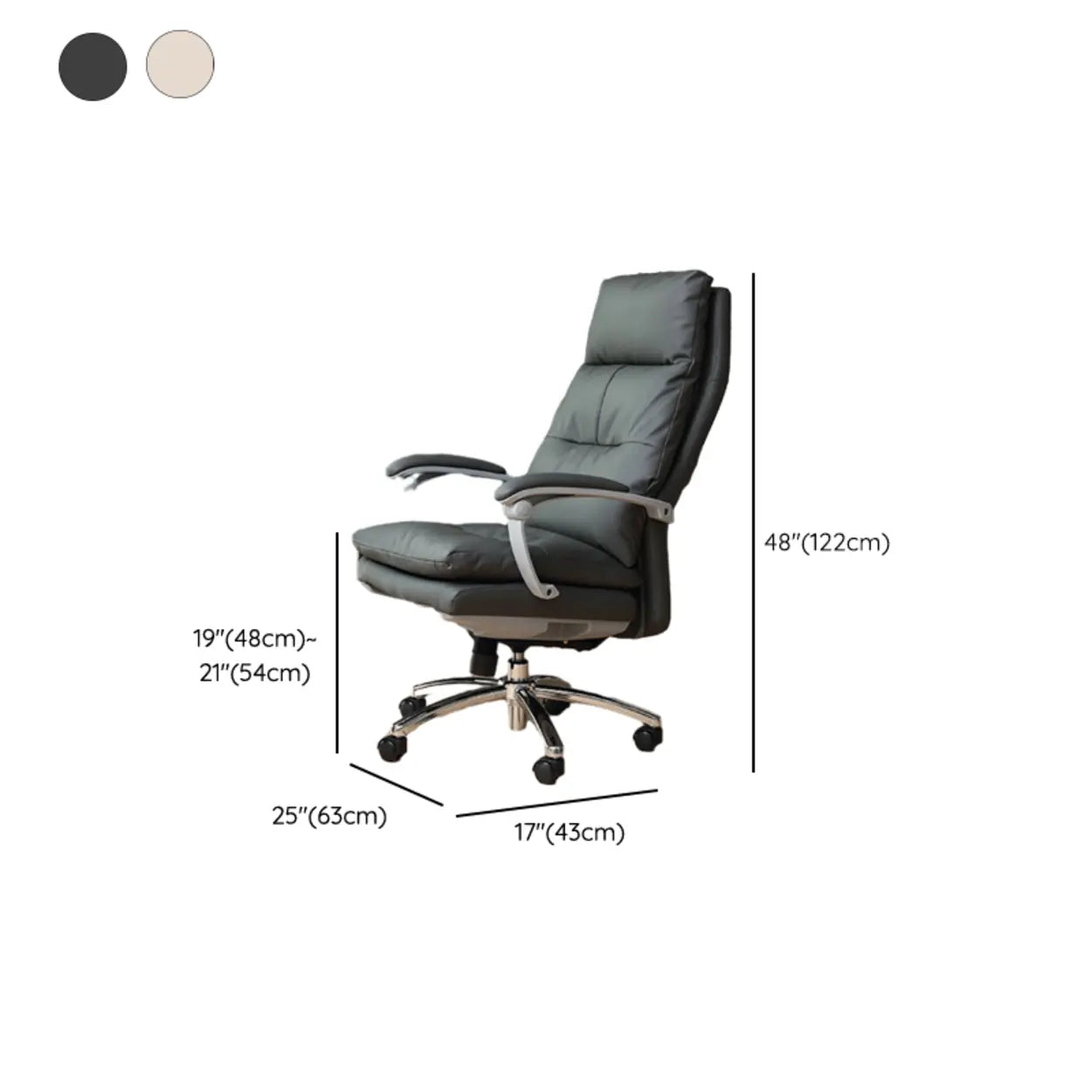Modern Executive Leather Boss Office Chair