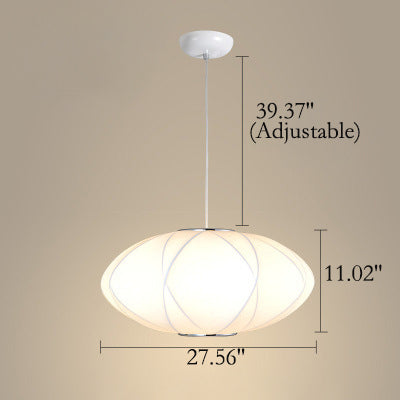 Minimalist Fabric Lantern Pendant Light