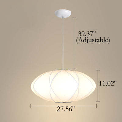 Minimalist Fabric Lantern Pendant Light