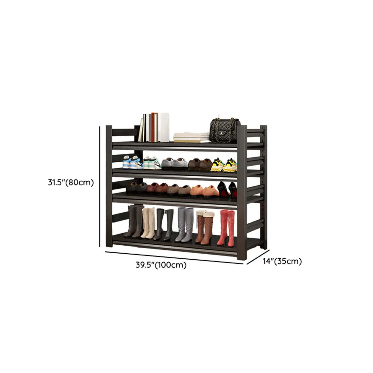 Metal Adjustable Shoe Rack — 7 Tiers