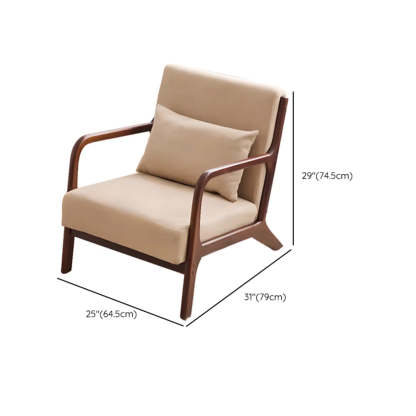 Water Resistant Pillow Back Accent Chair