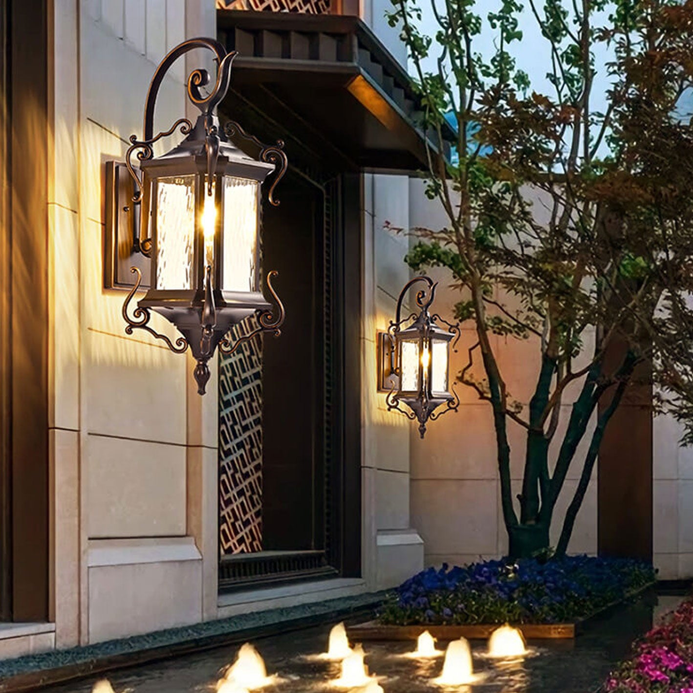 European Palace Outdoor Waterproof Sconce