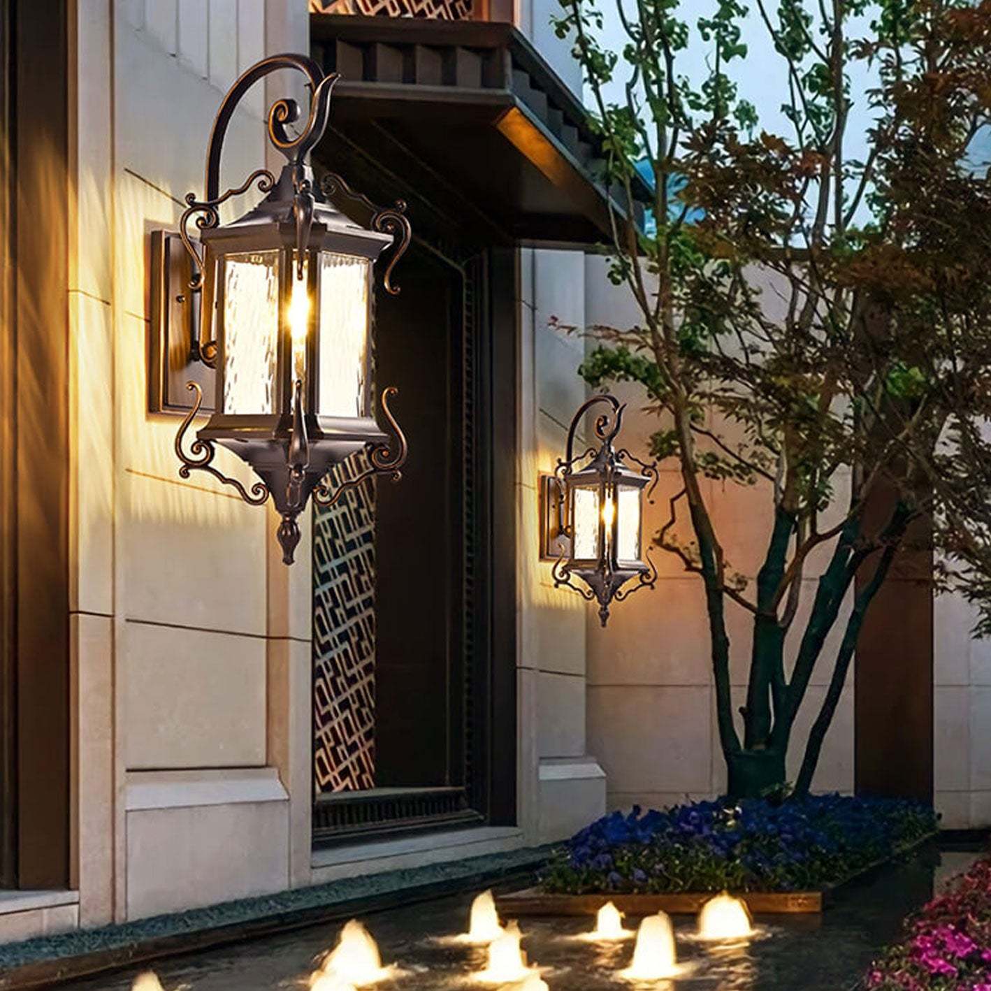 European Palace Outdoor Waterproof Sconce