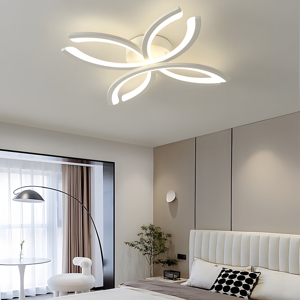 Flower-Shaped Flush Mount Ceiling Light