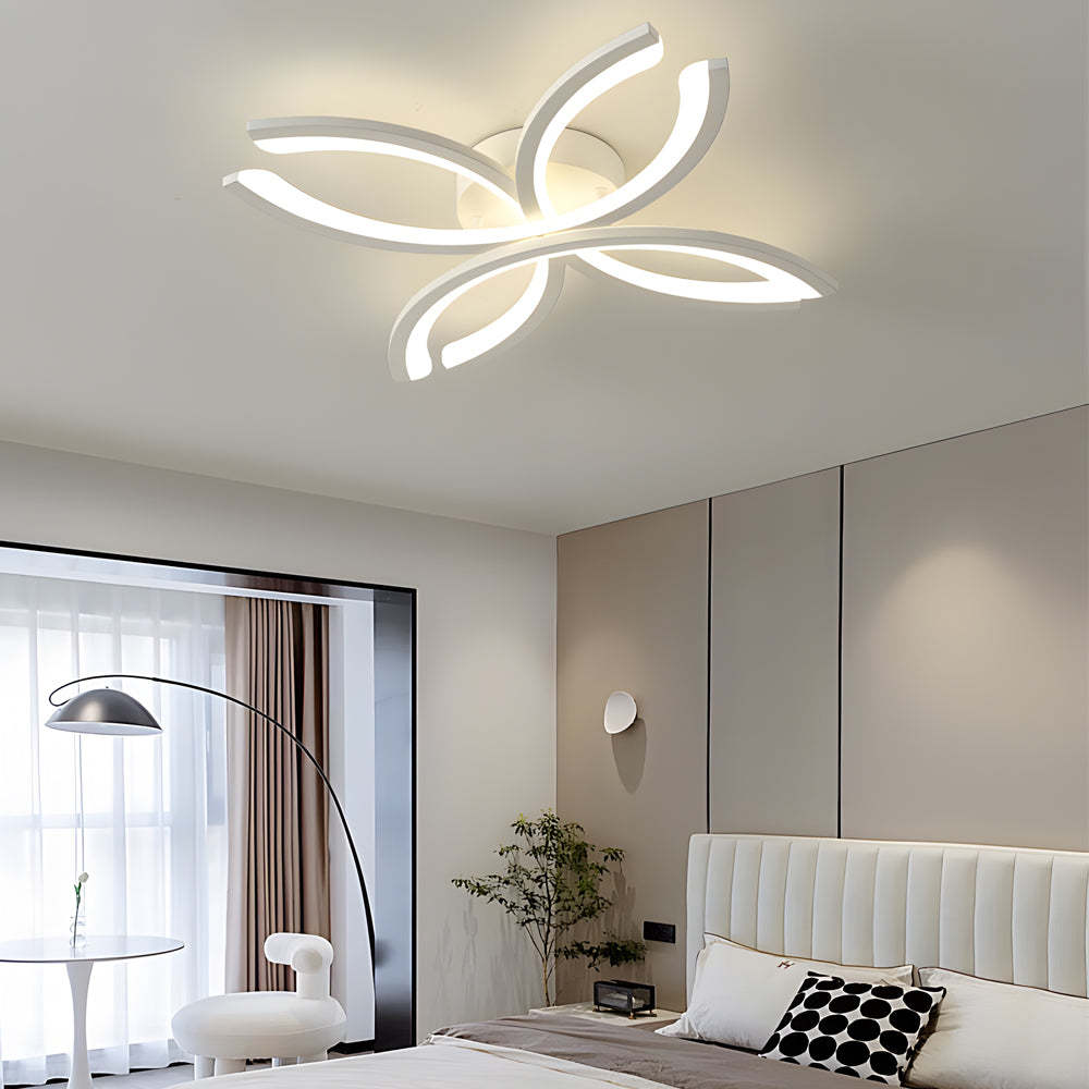 Flower-Shaped Flush Mount Ceiling Light