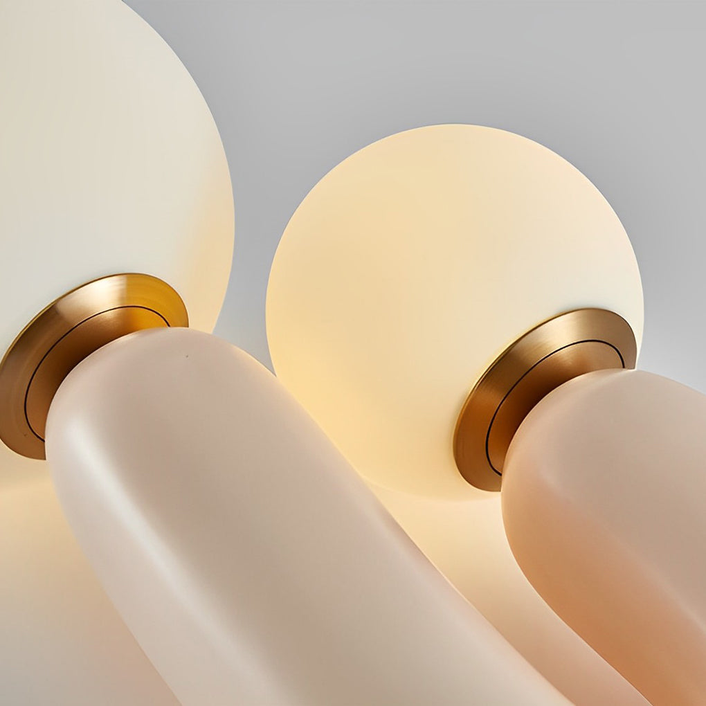 2-Light Modern Beige Cactus LED Accent Lamp