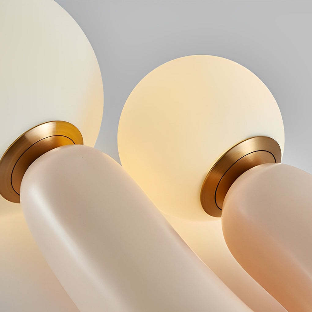 2-Light Modern Beige Cactus LED Accent Lamp