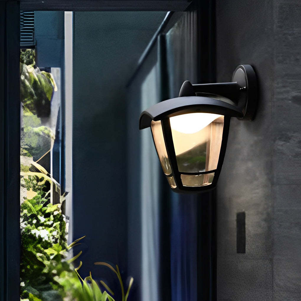 Retro Waterproof Black Vintage Outdoor Wall Lamp Plug in Wall Sconce Lighting-Lighom