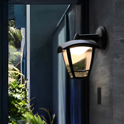 Retro Waterproof Black Vintage Outdoor Wall Lamp Plug in Wall Sconce Lighting-Lighom
