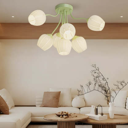 Flower Dimmable French Style Chandelier