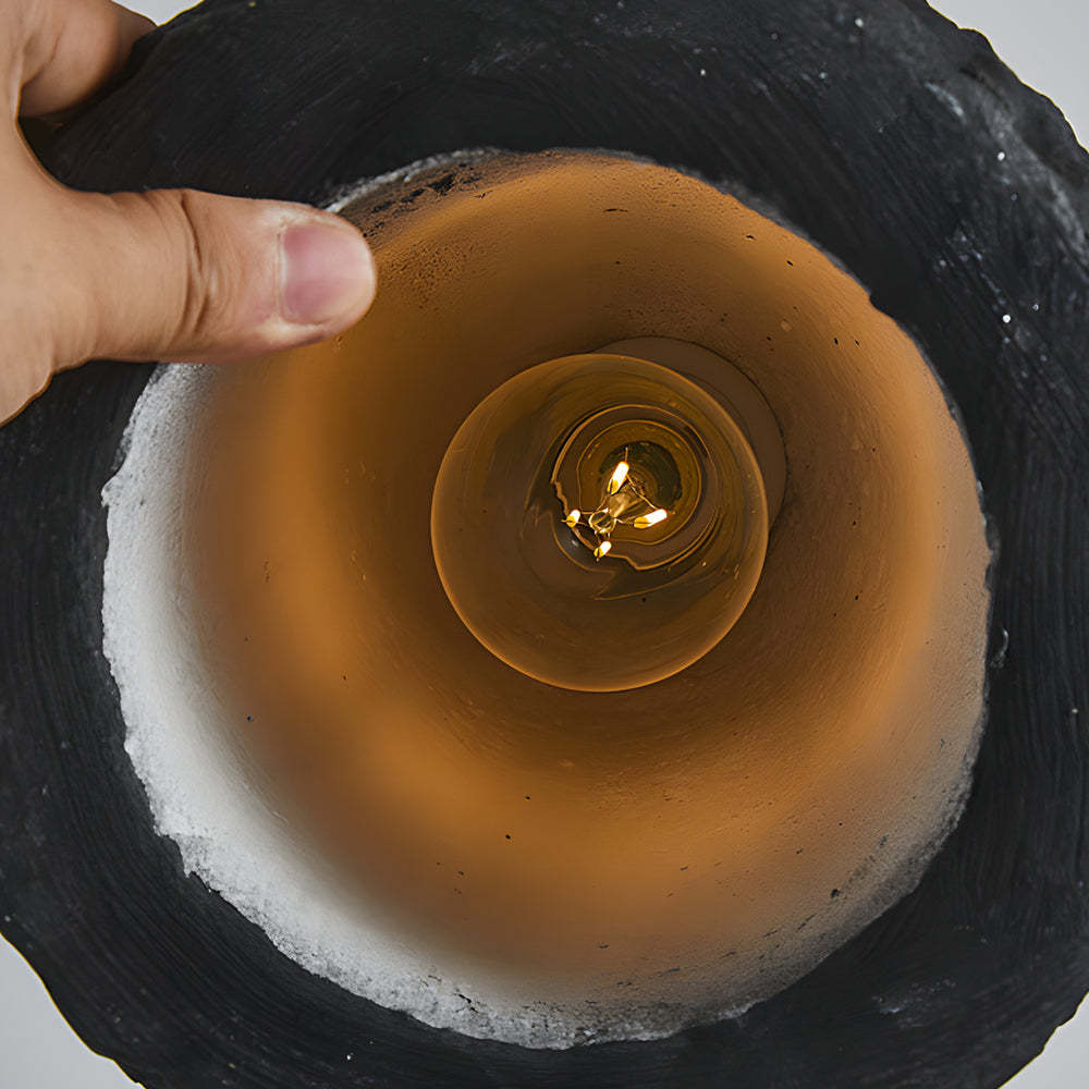 Handmade HDPE Wabi-Sabi Japanese Pendant Light