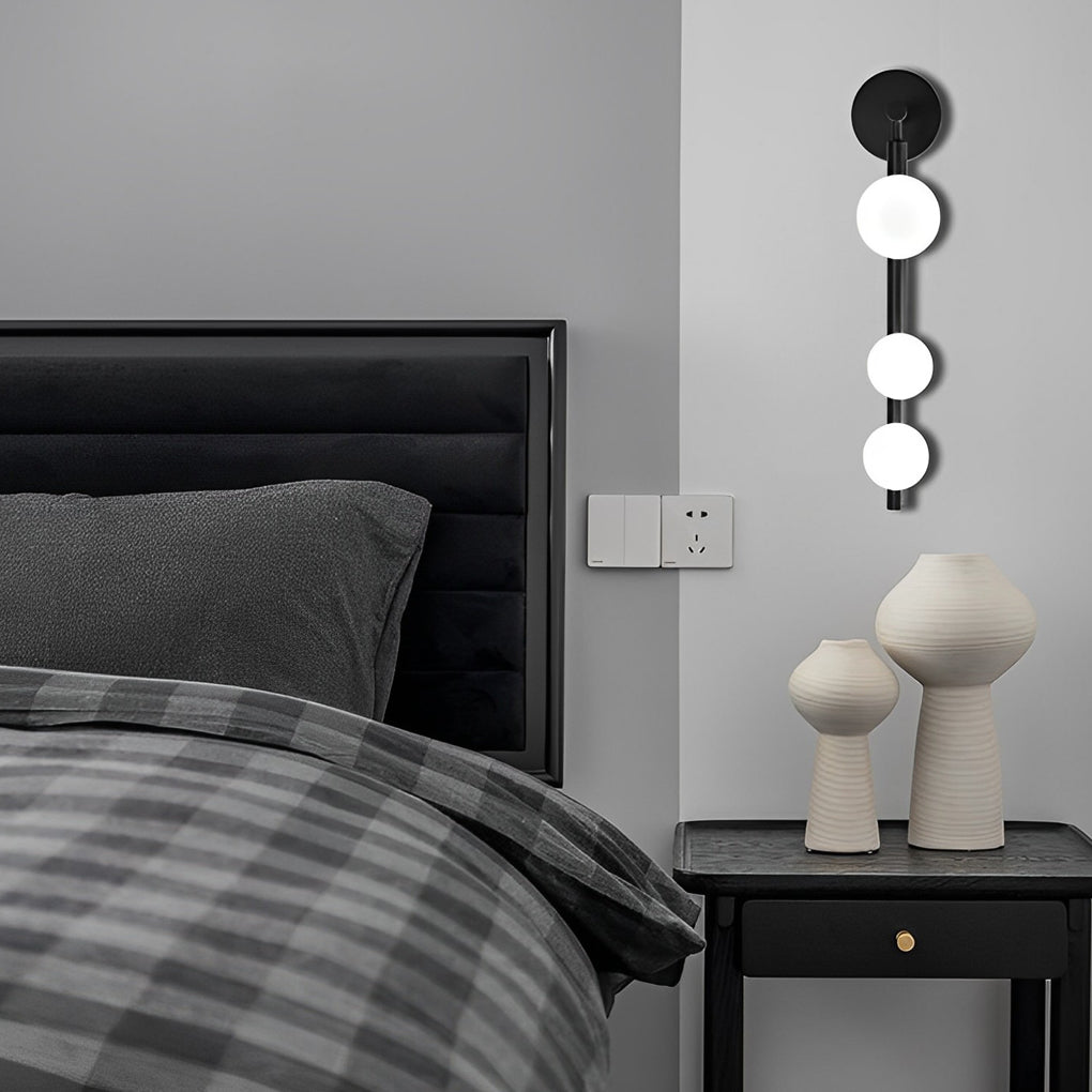 Glass Ball G9 Metal Modern Wall Sconce
