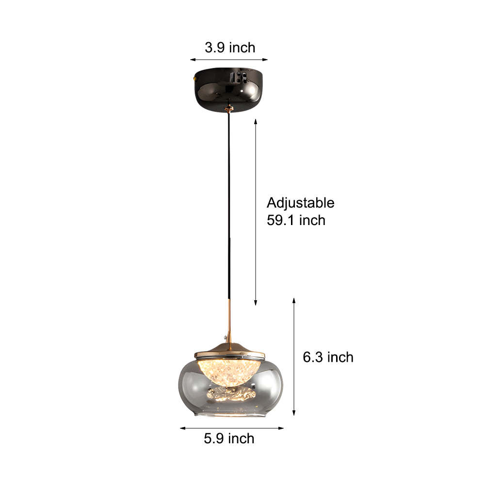 Candy Jar Glass Acrylic Dimmable Nordic Pendant Light