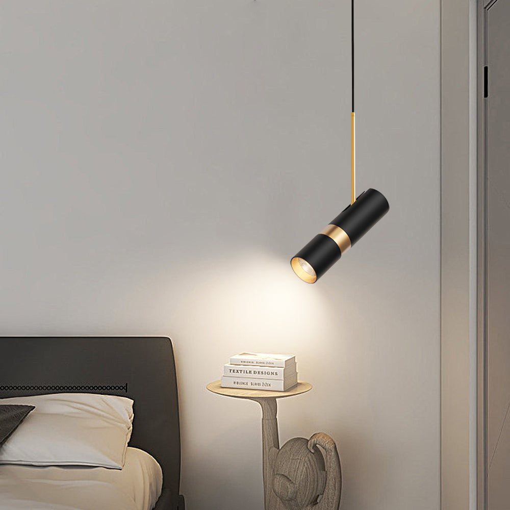 Cylindrical LED Dimmable Modern Pendant Lamp